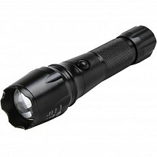 Фонарь светод. акк. 1.2 Ah, CREE XM-L T6 10W, 300м, 300Лм, черный Smartbuy  (1/80) SBF-20-K