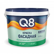 Фото Краска фасадная белоснежная Formula Q8 13 кг