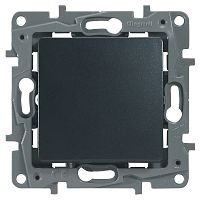 Переключатель Legrand Etika, 10A, 250 В, без рамки, антрацит, 672605 Переключатель Legrand Etika, 10A, 250 В, без рамки, антрацит, 672605