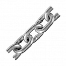 Цепь сварная, короткозвенная, оцинкованная, 4 мм, 40 м ат 