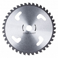 Лезвие (диск) для триммера Derzhi, с твердосплавными напайками, 230 мм, 40 зубьев, 5107-4023