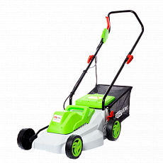 Газонокосилка электрическая Redverg RD-ELM104G 37 см ш/скаш.,25-75 см- в/скаш.,5 рег.,9,8 кг.