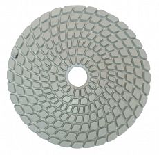 Алмазный гибкий шлифовальный круг "черепашка" 100мм P400 мокрое шлифование DERZHI (1/500) 83510