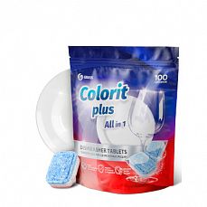 Фото Таблетки Grass COLORIT Plus All in 1, для ПММ, 100 шт 