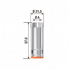 Газовое сопло Fubag D= 18.0мм FB 250 <5 шт>FB250.N.18.0_Z