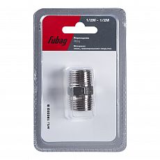 Переходник Fubag 1/2"М на 1/2"M блистер 180202 B (1/1)