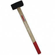 Кувалда кованая Derzhi, с деревянной рукояткой, 4000 г