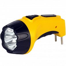 Фонарь светод. акк. 4V, 4 LED, 30м, 20Лм, желтый Smartbuy  (1/120) SBF-84-Y