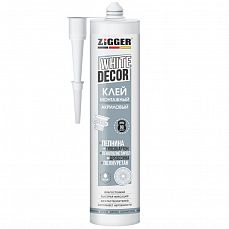 Клей «ZIGGER» WHITE DECOR акриловый для декора, белый 400 г (аналог Клей  "KIM TEC" 92) (1/24)