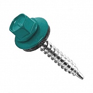 Саморез кровельный бирюзовый 5021, 4,8х29 мм (4,8х28), 250 шт