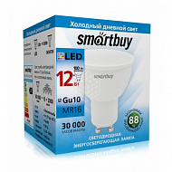 Светодиодная (LED) Лампа Smartbuy-Gu10-12W/6000 SBL-GU10-12-60K