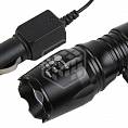 Фото Фонарь светод. акк. 1.2 Ah, CREE XM-L T6 10W, 300м, 300Лм, черный Smartbuy  (1/80) SBF-20-K