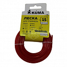 Леска для триммера KUMA, звёздочка, 3 мм, 15 м