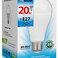 Фото Лампа  светодиодная "груша" А65 Е27 20Вт 6000К Smartbuy (1/10/100) SBL-A65-20-60K-E27 #0
