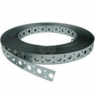 Перфорированная монтажная лента, 17х0,4  мм, 25 м 