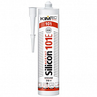 Герметик силиконовый KIM TEC 101Е, светло-серый, 280 мл