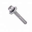 Саморез кровельный, оцинкованный, усиленное сверло, 5,5х51 мм, 150 шт 