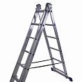 Фото Лестница "Stairs" 3x6 ступ. алюм. трехсекционная универсальная (1,69м) (1/1) AL306