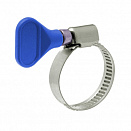 Хомут червячный, бабочка, 12-22 мм, 100 шт 