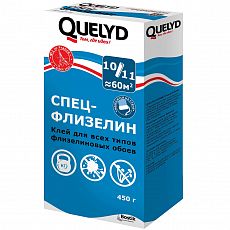 Клей обойный QUELYD Спецфлизелин 0,45кг (1/15)