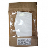 Маска гигиеническая пылезащитная в индивидуальной упаковке, многоразовая 10 шт