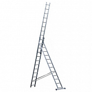 Лестница Stairs, 3x12 ступеней, алюминий, трехсекционная, универсальная, 3,39 м, ALP 312 