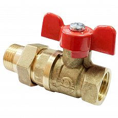 Кран шаровой латун с американкой Valfex вн/нар руч. баб 3/4"  <2> VF.227.LB1.034