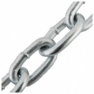 Цепь сварная, короткозвенная, оцинкованная, 2 мм, 50 м