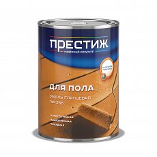 Эмаль акриловая для пола красно-коричневая 2,8 кг (1/6) Престиж