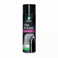 Фото Чернитель-полироль шин Grass Tire Polish, аэрозоль, эффект мокрых шин, 650 мл