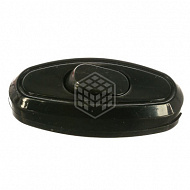 Переключатель для бра UNIVersal, черный, 6А, 250В, А0106 