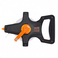 Рулетка геодезическая Sparta, 30 м, 12,5 мм, лента ПВХ, открытый корпус 