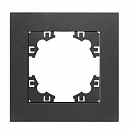 Рамка UNIVersal Афина, 1 место, горизонтальная, графит, A0053-Gr 