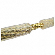 Трос для растяжки в оплётке ПВХ, желтый, М1/2, 200 м 