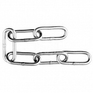 Цепь сварная, длиннозвенная, оцинкованная, 5 мм, 50 м