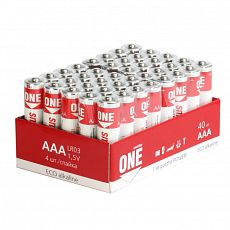 Батарейка алкалиновая ААА Smartbuy ONE LR03/40 bulk <40 шт> (1/1) SOBA-3A40S-Eco