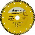 Фото Диск KUMA алмазный TURBO, сухая резка 180х22,2мм (1/50) 101337