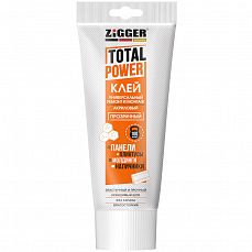 Фото Клей ZIGGER TOTAL POWER, универсальный, прозрачный, 250 г 