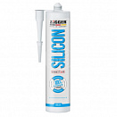 Герметик силиконовый Zigger SANITAR, санитарный, белый, 280 мл 