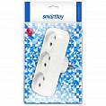 Фото Разветвитель 3гн. б/з плоский белый 10А 250В Smartbuy (1/1) SBE-10-A02-3