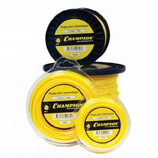Леска для триммеров CHAMPION Star 2,4мм* 90м (звезда)+нож (1/10) C5032