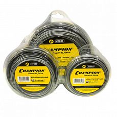 Леска для триммеров CHAMPION Aluminium 3,0мм*280м (круглый)+нож (1/4) C7038