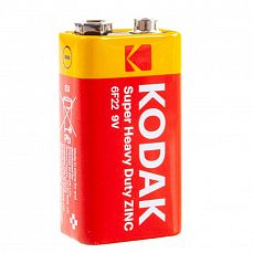 Батарейка крона солевая Kodak 6F22-1BL HEAVY DUTY (1/10/50) Б0005137