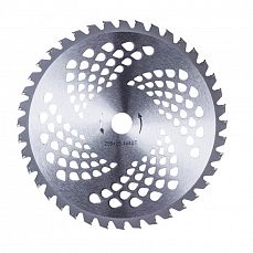 Фото Лезвие (диск) для триммера Derzhi, с твердосплавными напайками, 255 мм, 40 зубьев, 5107-4003