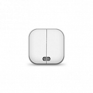 Выключатель двухклавишный IONICH, с подсветкой, 10 А, 220 В, белый, 1414 