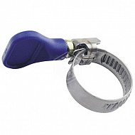 Хомут червячный, бабочка, 16-27 мм, 100 шт