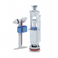 Набор Ани пласт с боковым подводом и металлической кнопкой 1/2" WC6050M