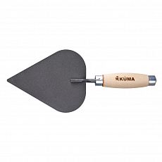 Кельма KUMA штукатура сердце 320х140мм, п/о, усиленная деревянная рукоятка (1/10/50) 320140