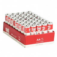 Батарейка алкалиновая Smartbuy Smartbuy ONE LR6/40 bulk, АА, 40 шт