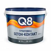 Грунтовка водно-дисперсионная Formula Q8 бетон-контакт, 12 кг